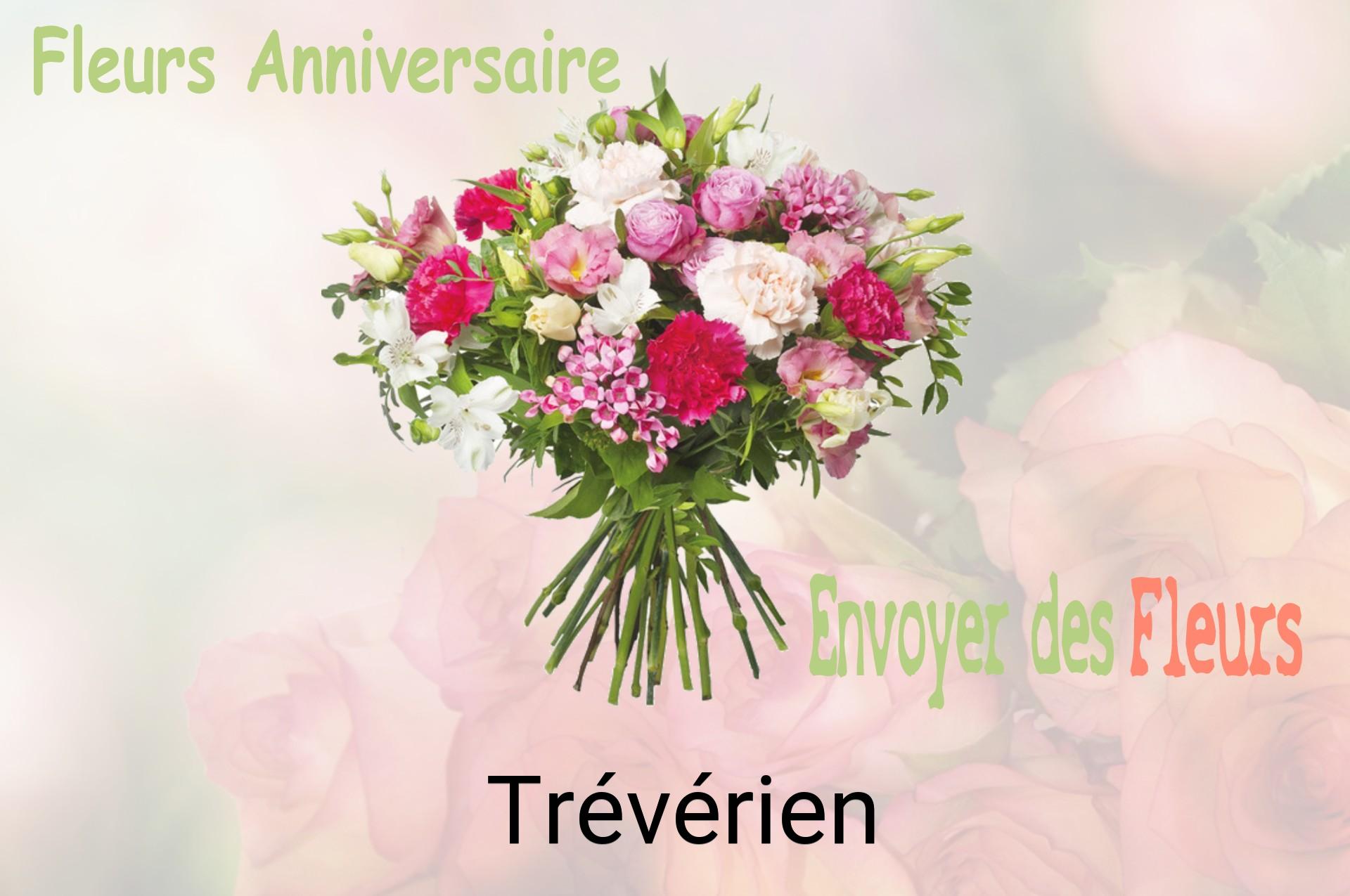 Bouquet de fleurs d’anniversaire livré à Trévérien